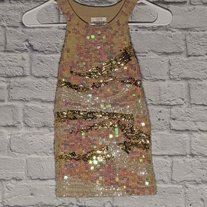 Cache Sequin Tank